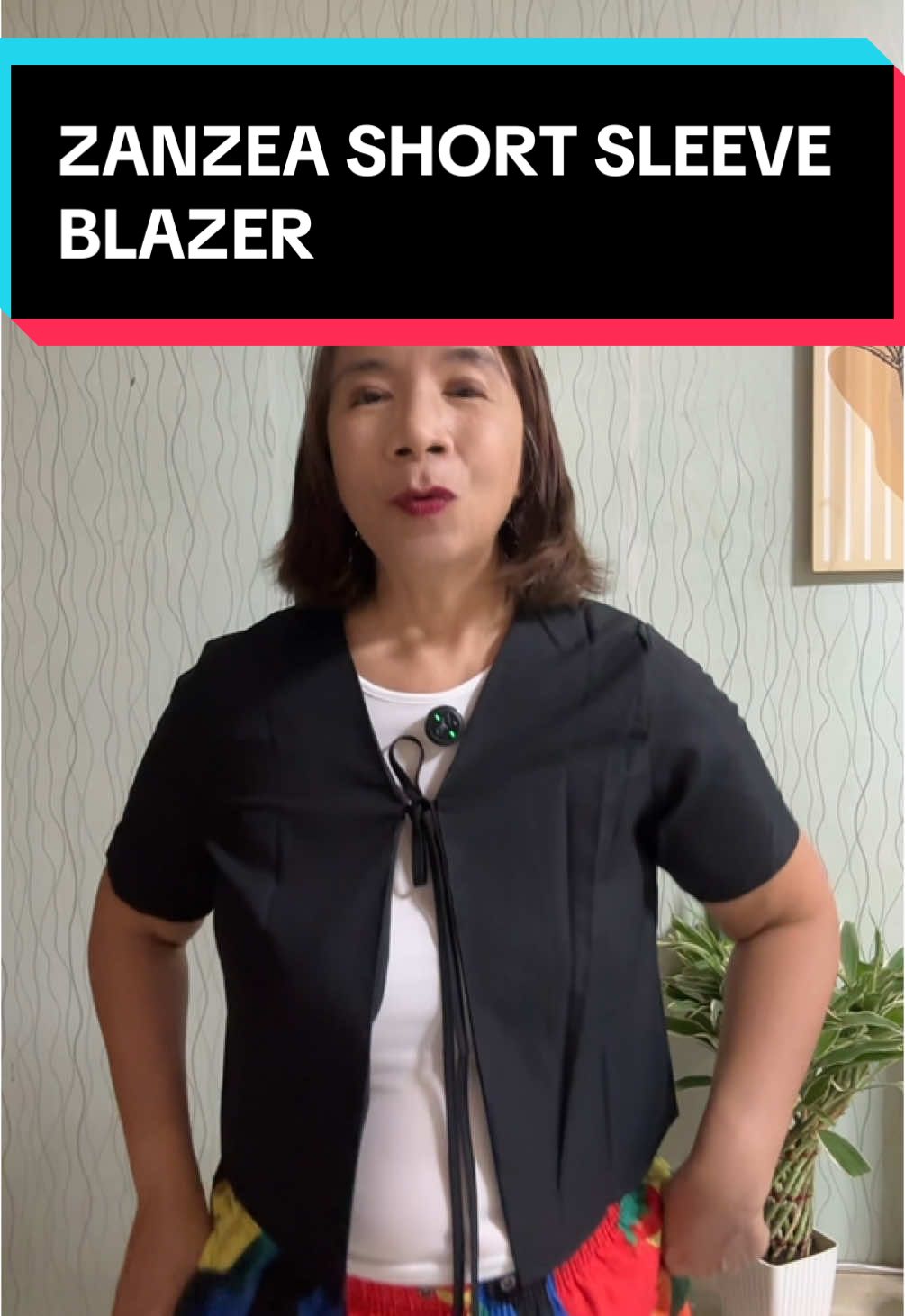 Zanzea blazer short sleeves #zanzea #blazer #shortsleeveblazer @ZANZEAOfficial 