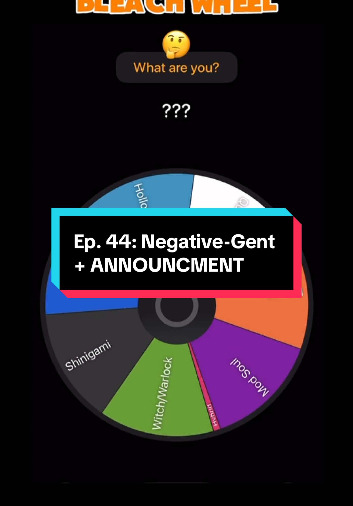 @Negative-Gent Thanks for the Support! 🦠 😷 ☢️ #bleachwheel #wheelspin #bleach #tybw #bleachtiktok #creatorsearchinsights #fullbring  Background music credits to @AxelAvix music 