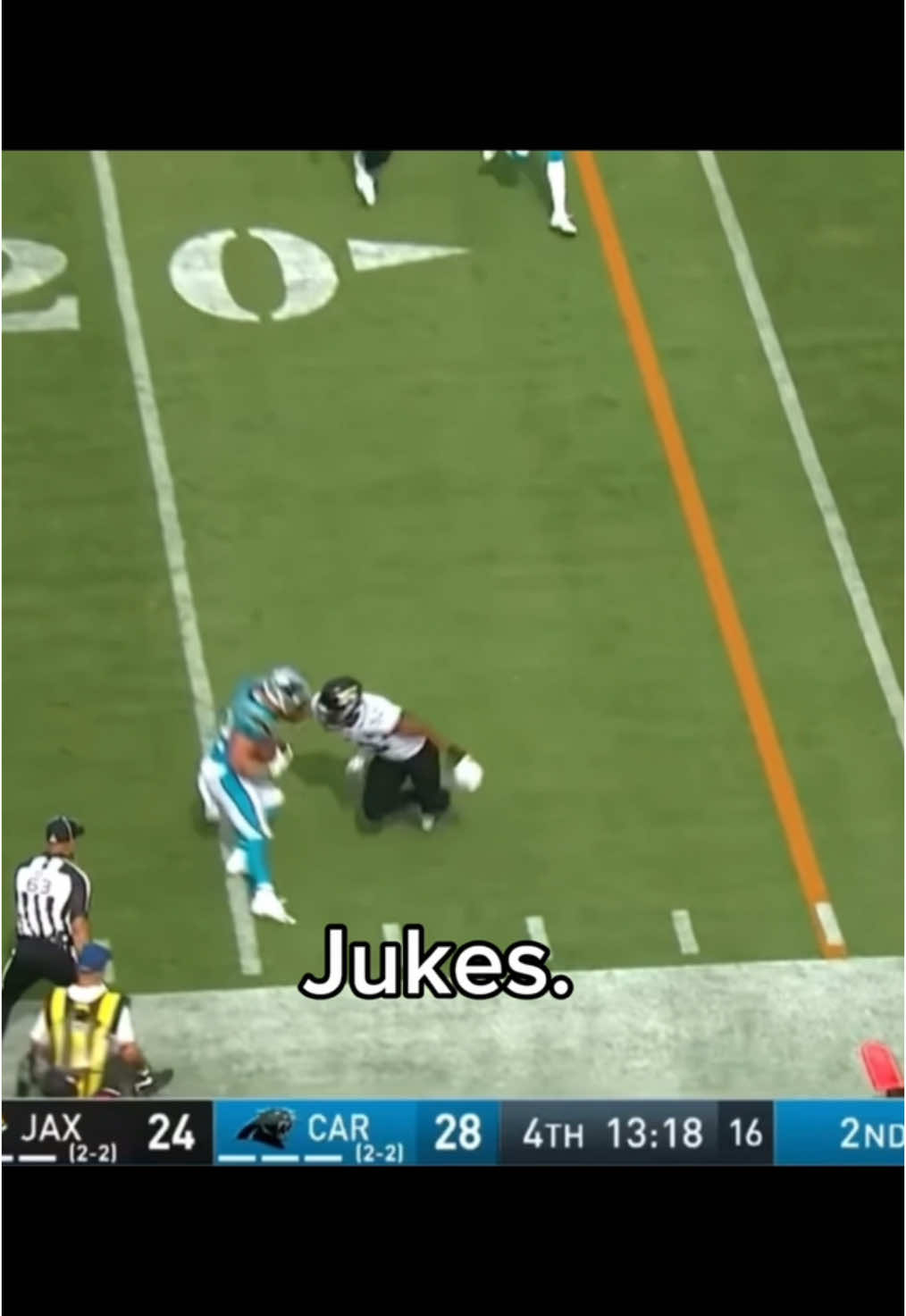 Some of the best jukes u will ever see… #foryou #foryoupage #fyp #football #NFL #jukes #nfltiktok 