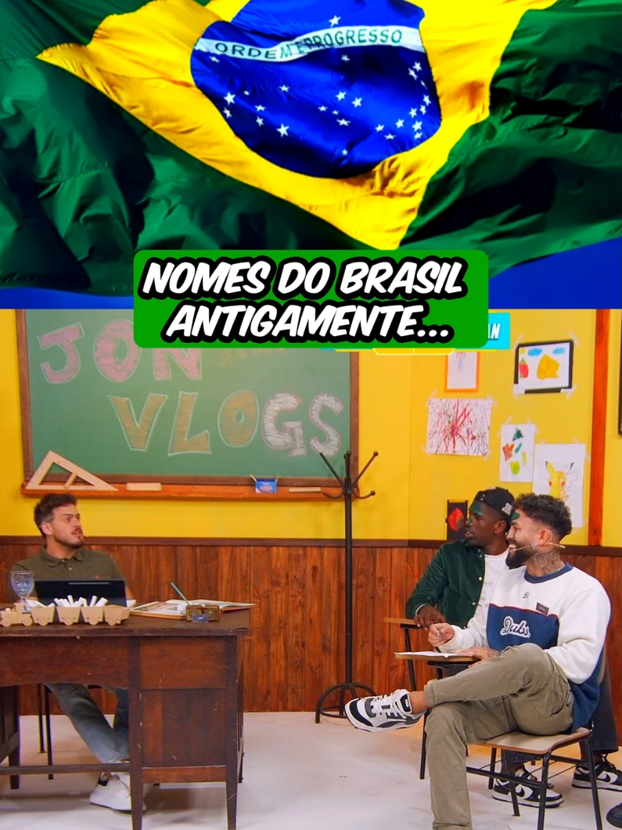 Você sabia desses nomes? 🇧🇷 #jonvlogs #bdj #brasil #nomes #conhecimento