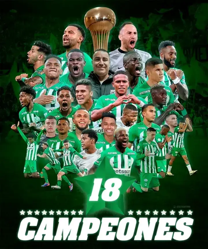 #atleticonacional #campeones #verdolagas  #fyp #paratiii 