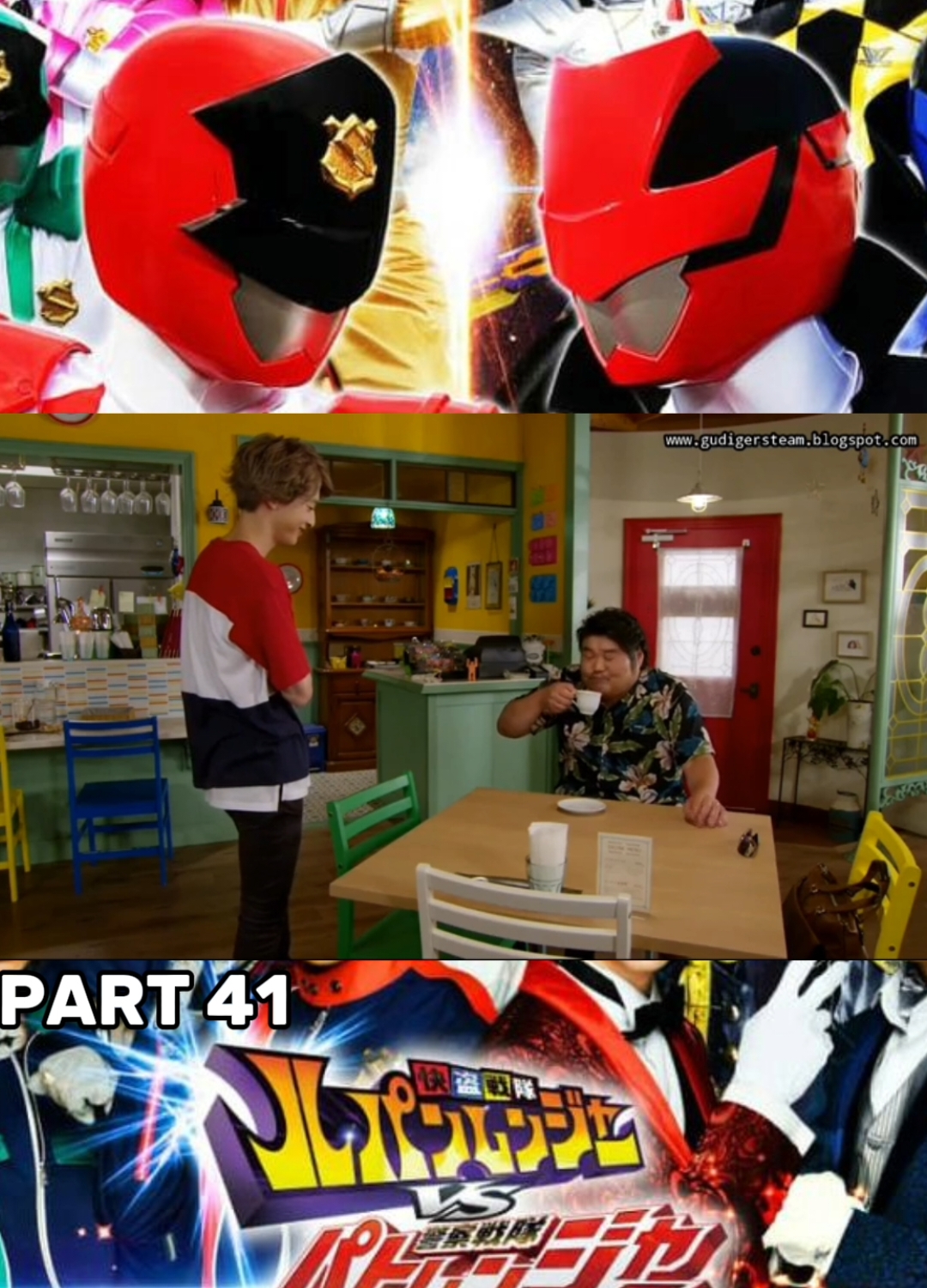 (PART 41) LUPINRANGER VS PATRANGER #lupinrangervspatranger #rtv #fyp #henshin 