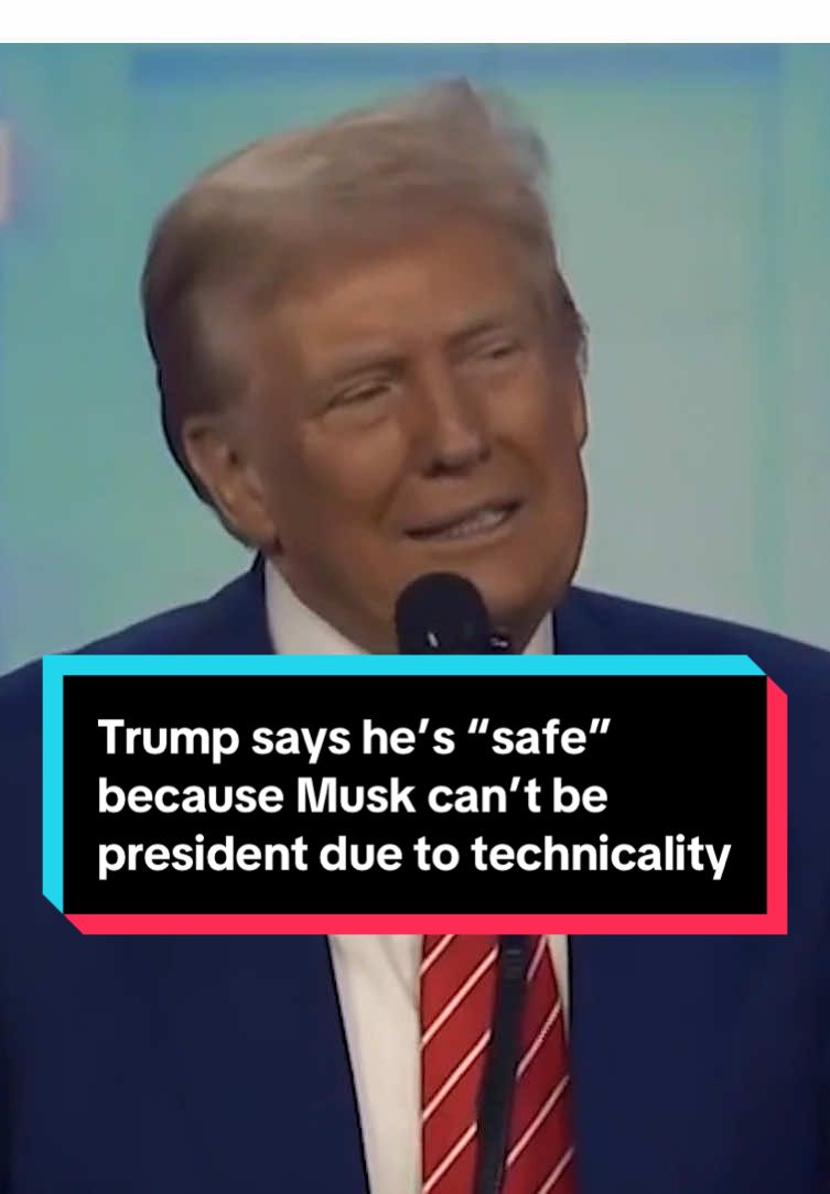 President-elect Donald Trump dismissed any suggestion that he’s being usurped by his high-profile billionaire ally Elon Musk, saying that even if Musk wanted to be president, he couldn’t be president because of the Constitution’s requirement that the U.S. president be a natural-born citizen. Musk was born in South Africa. Ayman Mohyeldin reacts to Trump addressing Musk's growing influence. #trump #president #musk #influence 