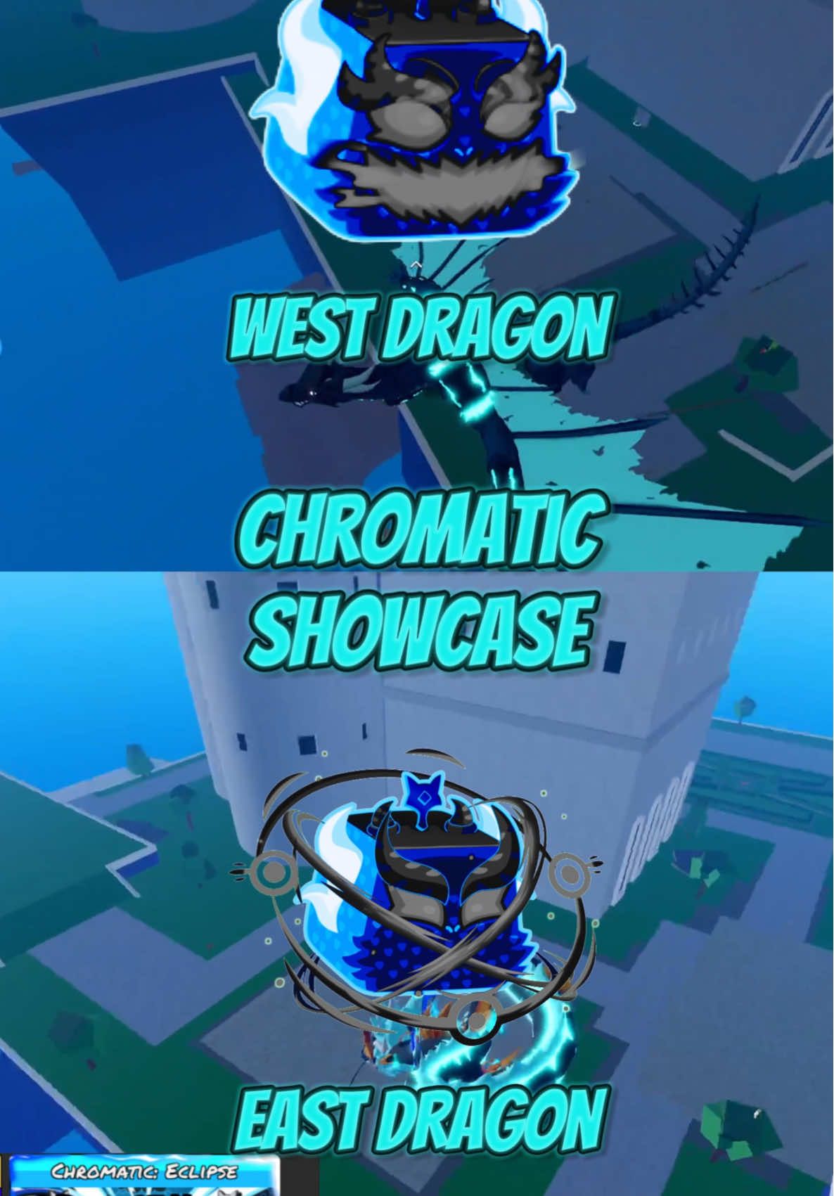 Western Dragon and Eastern Dragon Chromatic Dragon Skin Showcase @KingViky1- #roblox #dispecs #bloxfruit #bloxfruits 