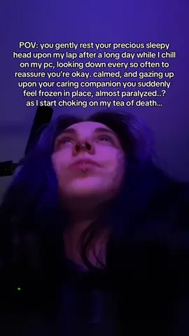 Till death, right..? ♾️ • #pov #notwhatitseems #asmr #liquiddeath #couplegoals #safespace #goals #peaceful #blooper #alternateending #latepost 