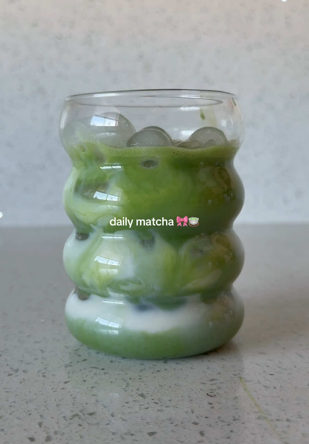 daily matcha 🎀🍵 #matcha #matchalatte #matchalover #matchapowder #foryoupage 