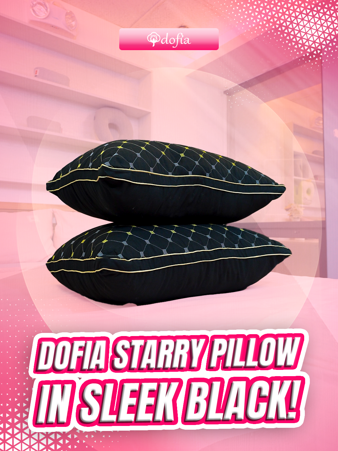 All eyes on our NEW black Dofia Starry Pillow 👀 Try our black Dofia Starry Pillow for a comfortable sleep every night! 🖤 Available in our yellow basket 💛🧺 Check out now 💗 #foryoupage #fypシ #viral #foryourpage #viraltiktok #dofia #dofiaphillippines #dofiapillows #dofia4life #tiktokmademebuyit #tiktokbudol #trending #foryou #trendingvideo #tiktokviral #tiktok #duet #funny #tiktoklongs #fyp #new #newproduct #newproductalert #newproducts