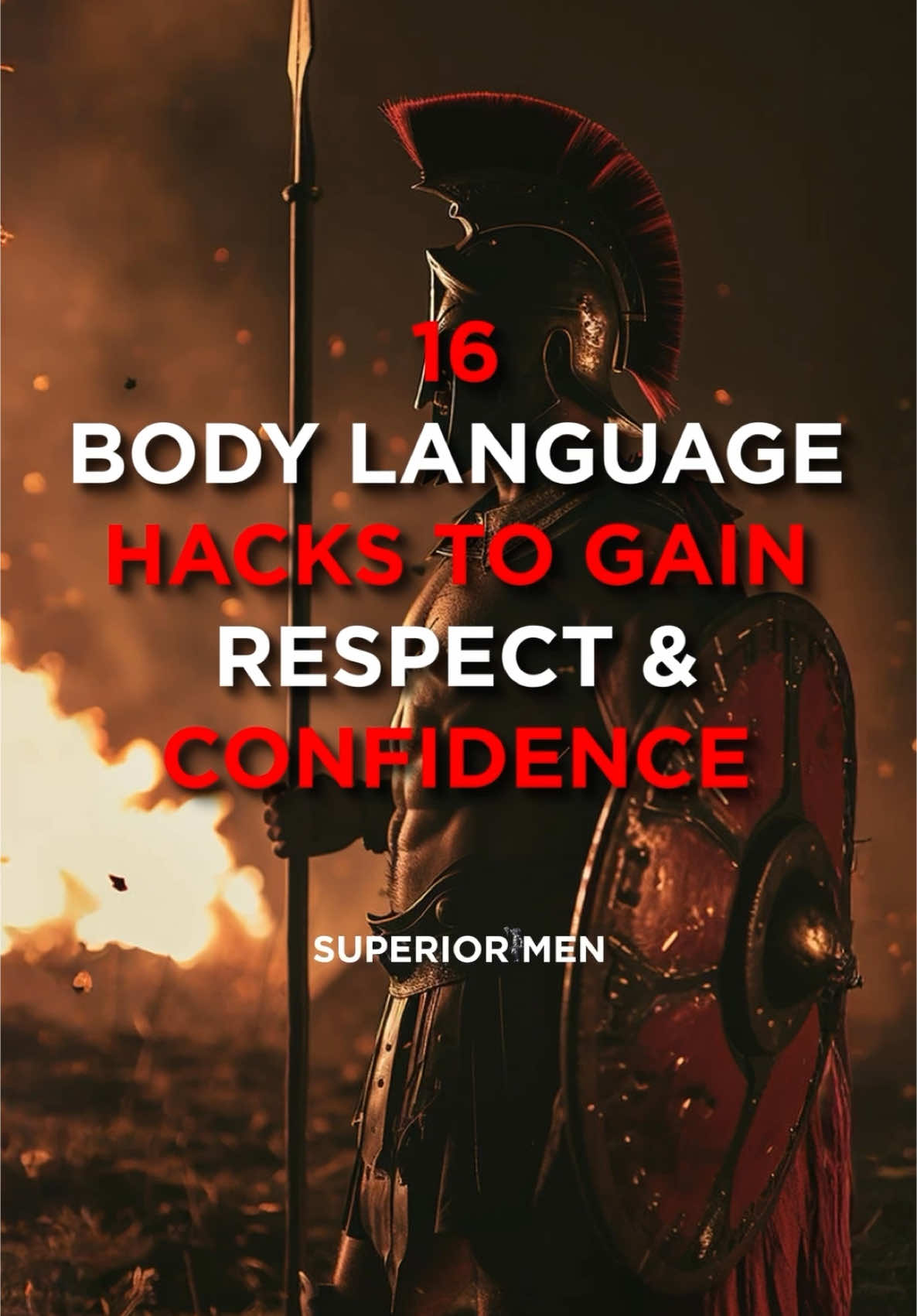 16 body language hacks to gain respect and confidence 🫡💯 #selfimprovement #growthmindset #mindsetmotivation #motivationalquote #masculineenergy #masculinity #longervideos #superiormen 