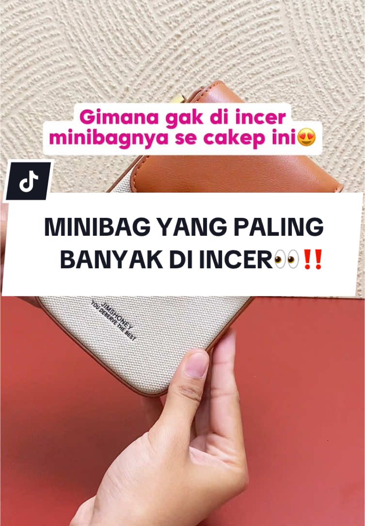 Yang suka pakai minibag wajib cek out Mina minibag By Jims Honey😍‼️-am- #YearEndSale #WIBGAJIAN #minibag #jimshoney #slingbag 