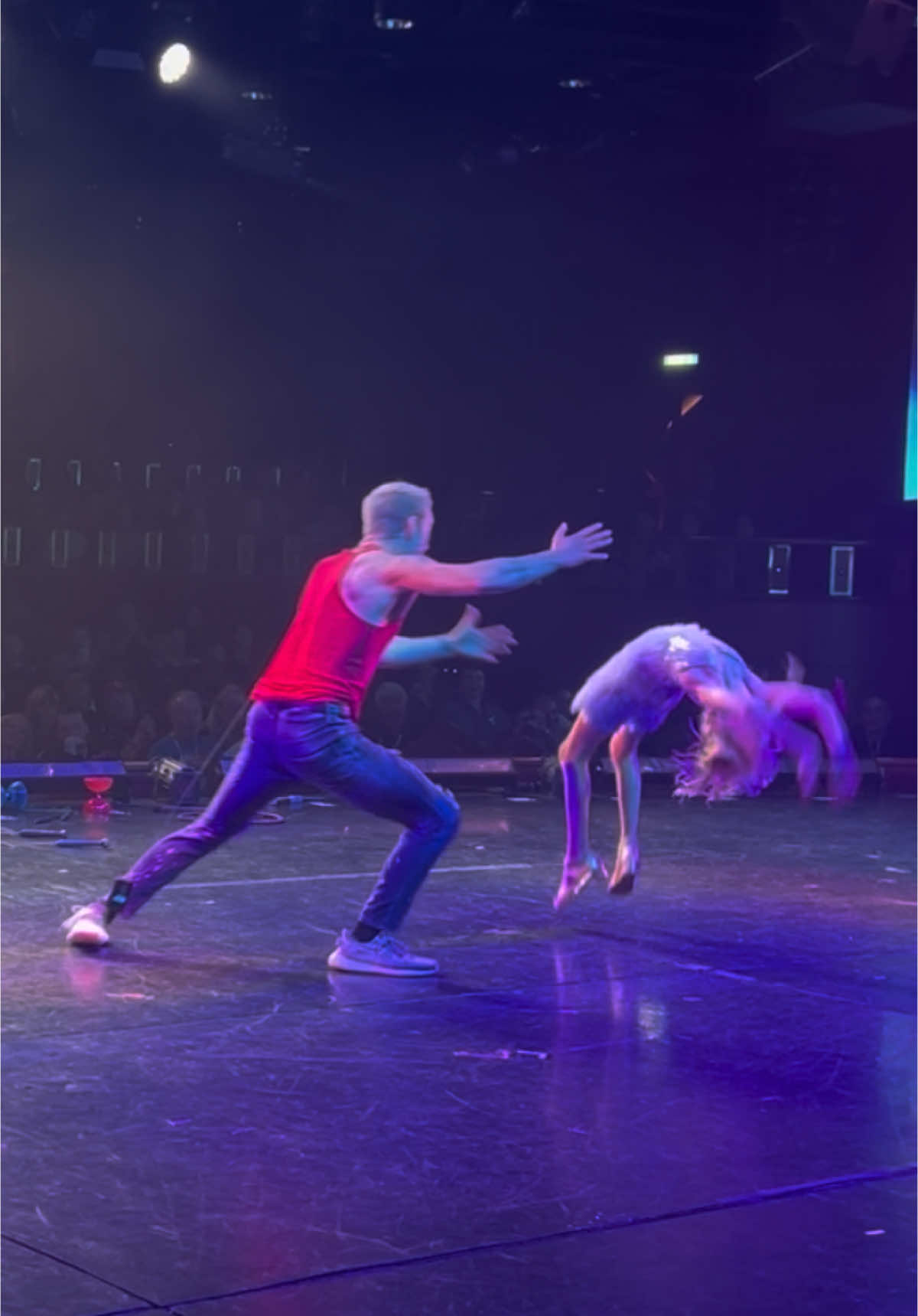 Upstaged by a child on the Grand Princess this week! What an amazing moment! #circus #cruise #gymnast #acrobat 