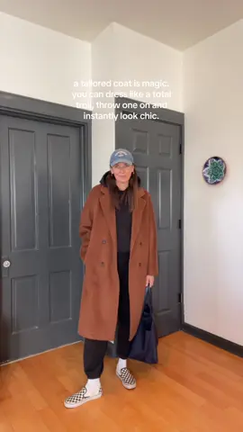 Magic coat. 🙌🏼 #slouchcoat #quince #wintercoat #style #fashion #gifted #quince 