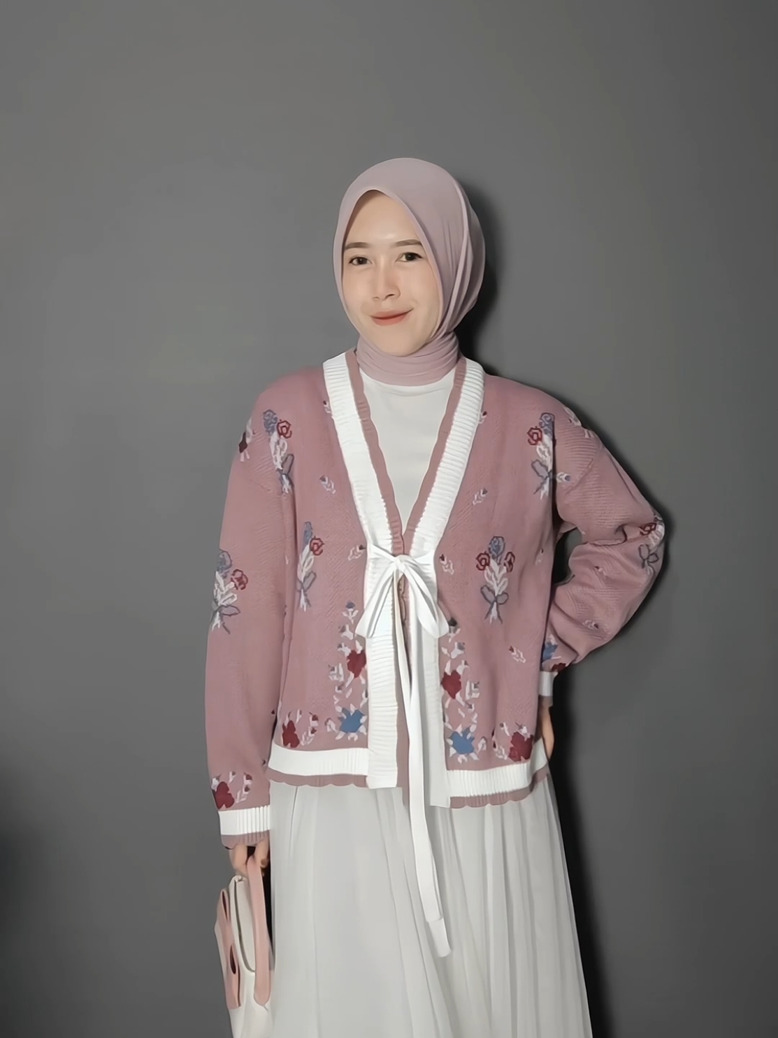 Outer 100rban secakep inii 🩷🩷 #outer #cardigan #cardiganoutfit #outfitideas #ootdfashion 