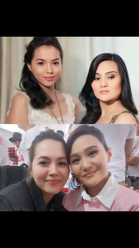 The 1992 Original CLARA with the 2010 CLARA!! ☺️❤️ Gladys Reyes × Julia Montes  #Topakk 🤝 #AndTheBreadwinnerIs #GladysReyes #JuliaMontes #MaraClara