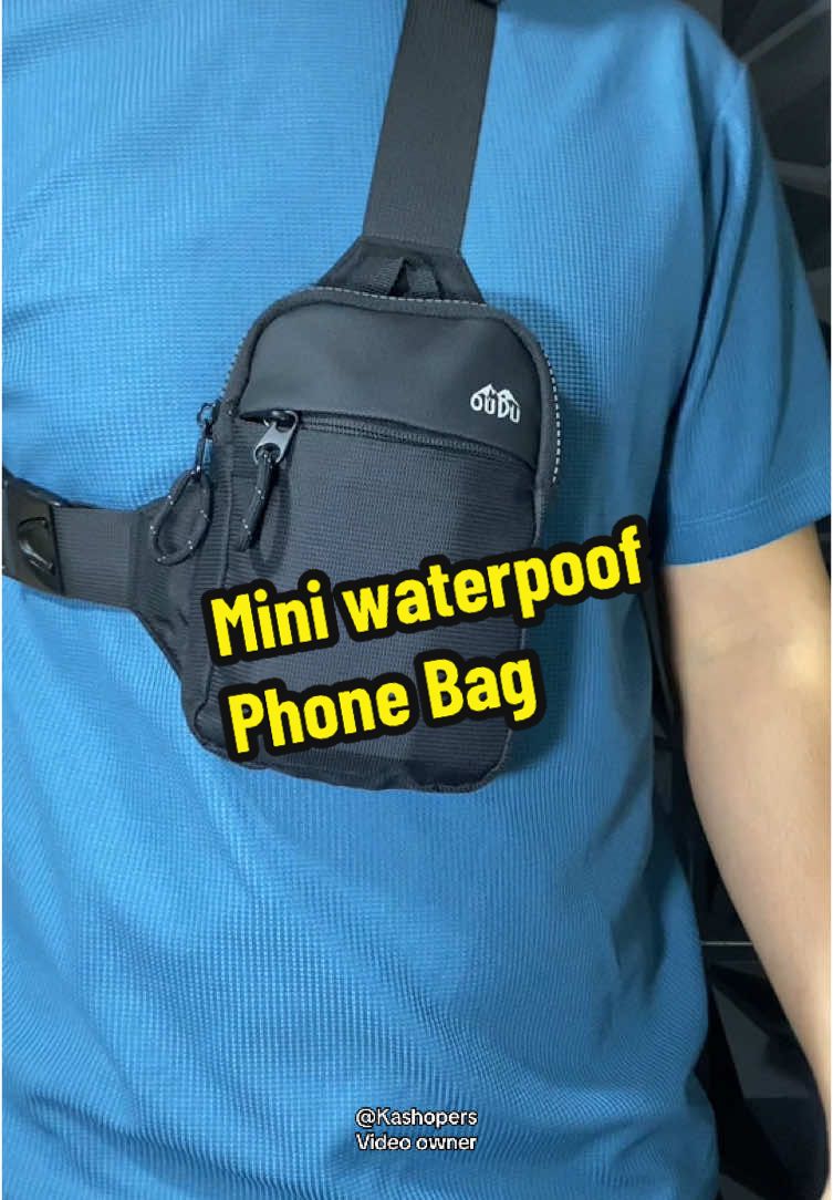 Mini Phone Bag Waterproof😎⬆️ #phonebag #cpbag #waterproofbag #miniphonebag #chestbag #bag 