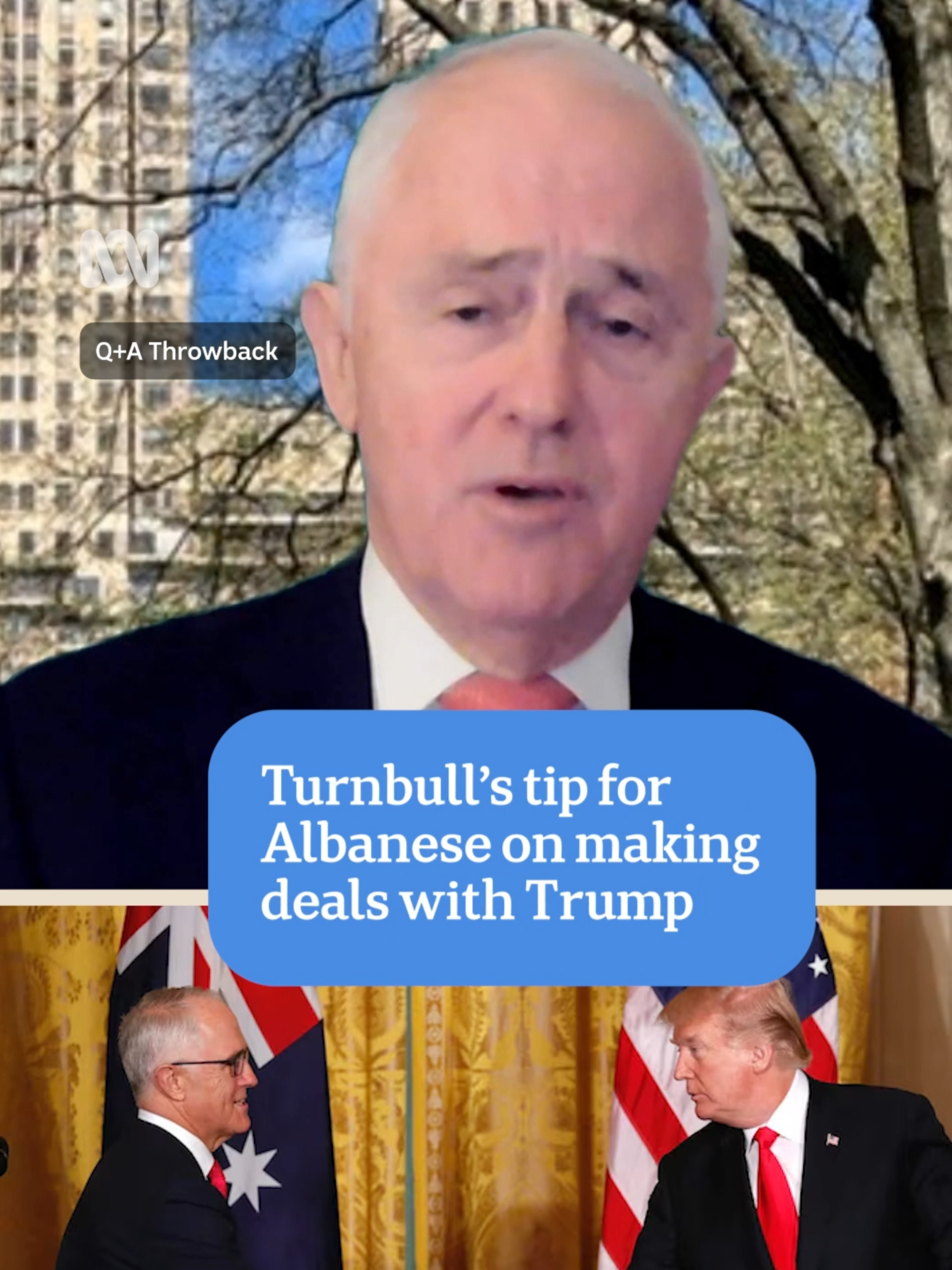 “Trump is waging a war on trade itself”: Malcolm Turnbull told Q+A that if Anthony Albanese wants to protect Australia’s economic interests, he has to level directly with Donald Trump. Catch up on Q+A on iview. To personalise your news & stay in the know, download the ABC News app via the link our bio. #DonaldTrump #AusPol #ABCQandA #ABCNews #China