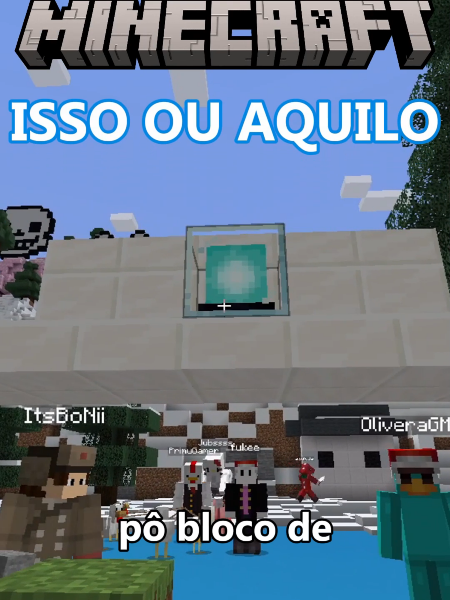 o oliveira DE VERDADE @suckacraft @dolivera52 @azulode_ @iamfuke #Minecraft