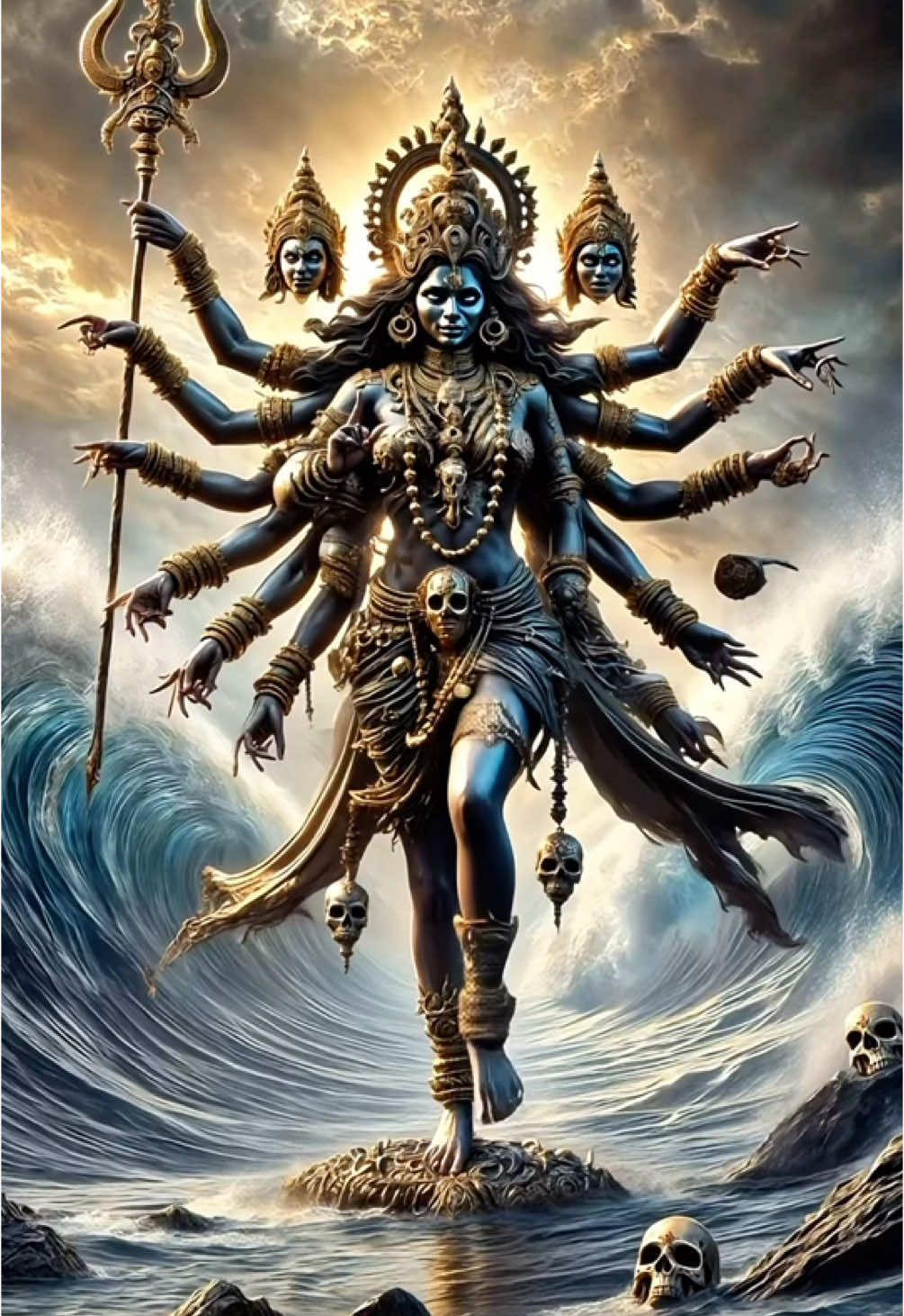 Jay Kali Maaa 🔱🔱🕉️Fierce, fearless, and divine—Goddess Kali embodies the ultimate power of destruction and renewal. She reminds us to break free from fear and embrace the transformative force within. Jai Maa Kali! 🖤🙏 #KaliMa” Hashtags #GoddessKali #KaliMa #DivineFeminine #FiercePower #SpiritualAwakening #DestroyerOfEvil #HinduDeity #Shakti #SacredFeminine #KaliEnergy #PowerfulGoddess #MaaKali #KaliWorship #DivineProtector #FearlessFeminine #EternalPower #GoddessVibes #MysticalPower #IndianMythology #SpiritualJourney