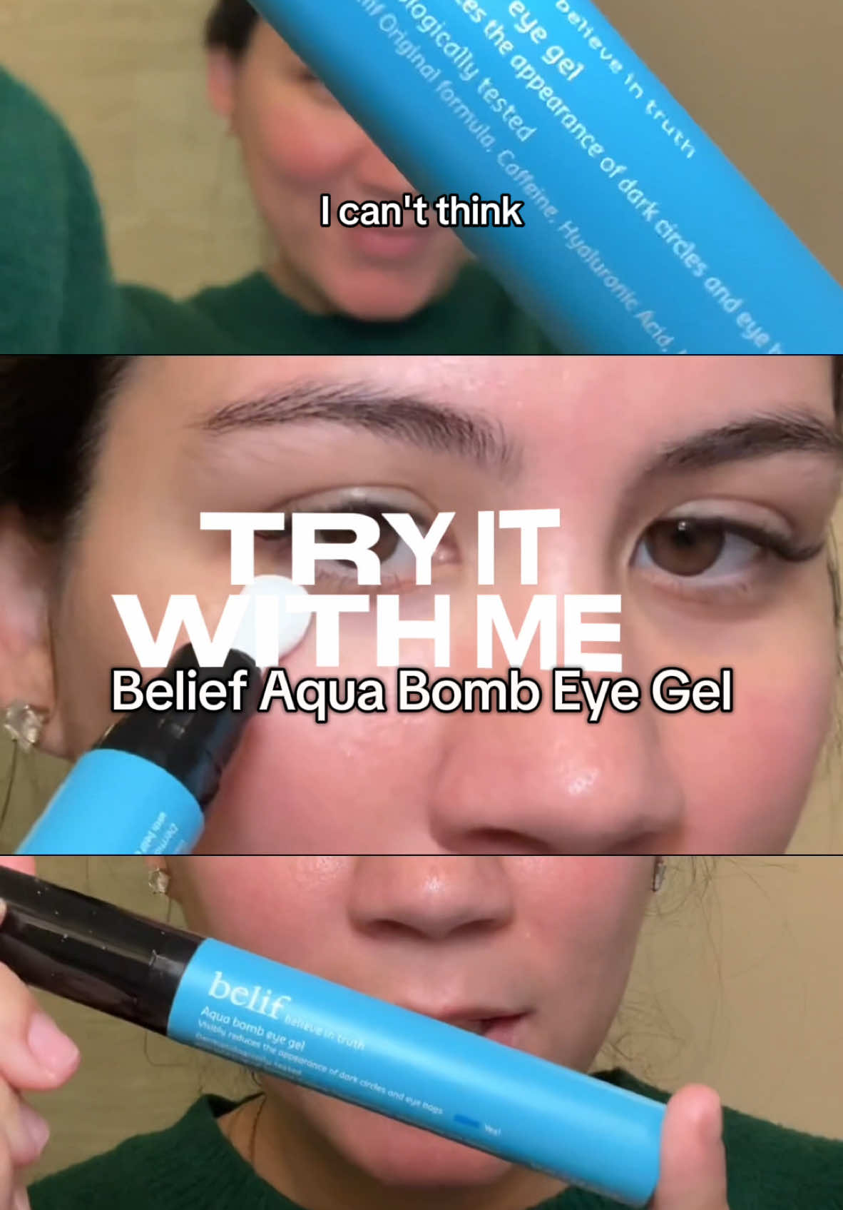 This is a mom’s best friend 🧊☕️✨ My family screaming was a paid actor  @belif @ultabeauty #belif #eyegel #MomsofTikTok #kbeauty #skincare #darkcircles 