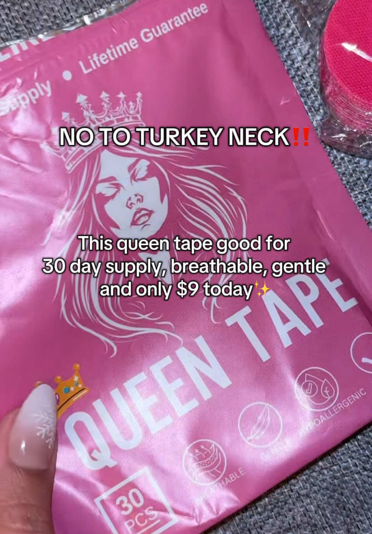 RUUUUUN‼️ #queentape #mouthtape #turkeyneck #sleepingbeauty #sleepproblems #breathingtechniques #creatorsearchinsights 