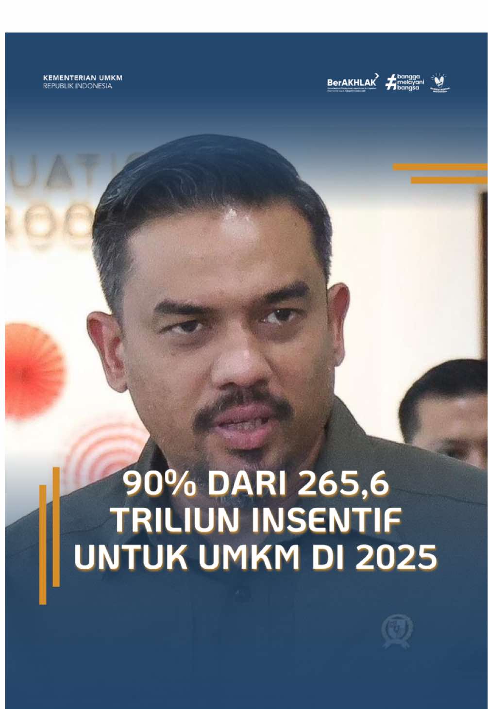 #TemanUMKM, pemerintah memproyeksikan 90% dari Rp 265,6 triliun untuk insentif mendukung UMKM pada tahun 2025. Insentif ini menjadi bentuk komitmen negara melindungi umkm. #KitaUMKM  #SapaUMKM 