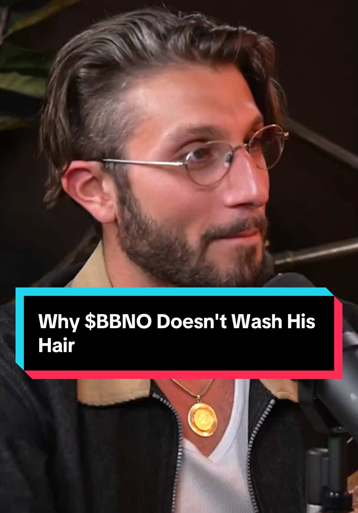 Why @bbno$ Doesn't Wash His Hair #bbno #hairtok #hairhack 
