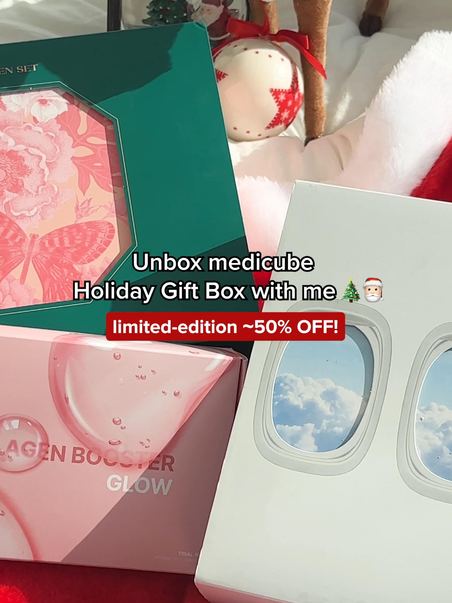 Unboxing medicube's limited-edition Holiday Kit! Up to 50% OFF & From $9.90!🎀💝 Perfect for gifting or treating yourself this holiday season!🎄🎁 Do not sleep on this deal!🛍️ #medicube #medicubetiktokshop #tiktokshop #tiktokshopfinds #tiktokshopfinds #tiktokshopfindsfyp #tiktokmademebuyit #tiktokshopviral #tiktokshopproducts #tiktokshopholidaydeals #holidayset #holidaydeal #holidayglow #koreanskincare #kbeauty #koreanglassskin #fyp #holidaysale #christmasgift #christmasgiftideas #christmasgiftset #giftguide #christmas #newyearsale #newyear #newyeargift #newyearnewme #giftforher #giftforhim #holidaygifts #holidaygiftideas #christmassale #giftideasforparents