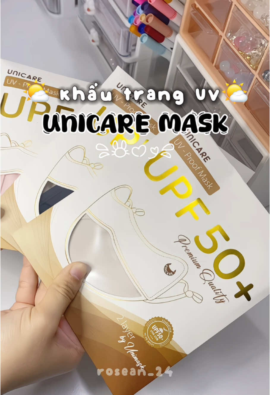 ai hay đi nắng thì tham khảo e khẩu trang UV này nha #unicare #unicarevn #Unicare #khautrang #khautrangUV #chongUV #nắng #mask #Unicaremask 