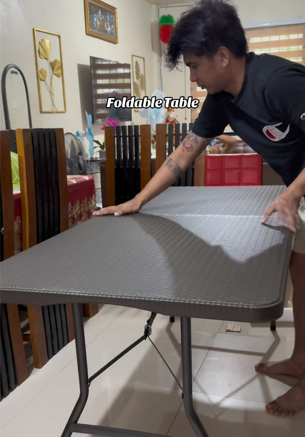 May magagamit nang table pag may mga occasions. #table #foldabletable #foldingtable 