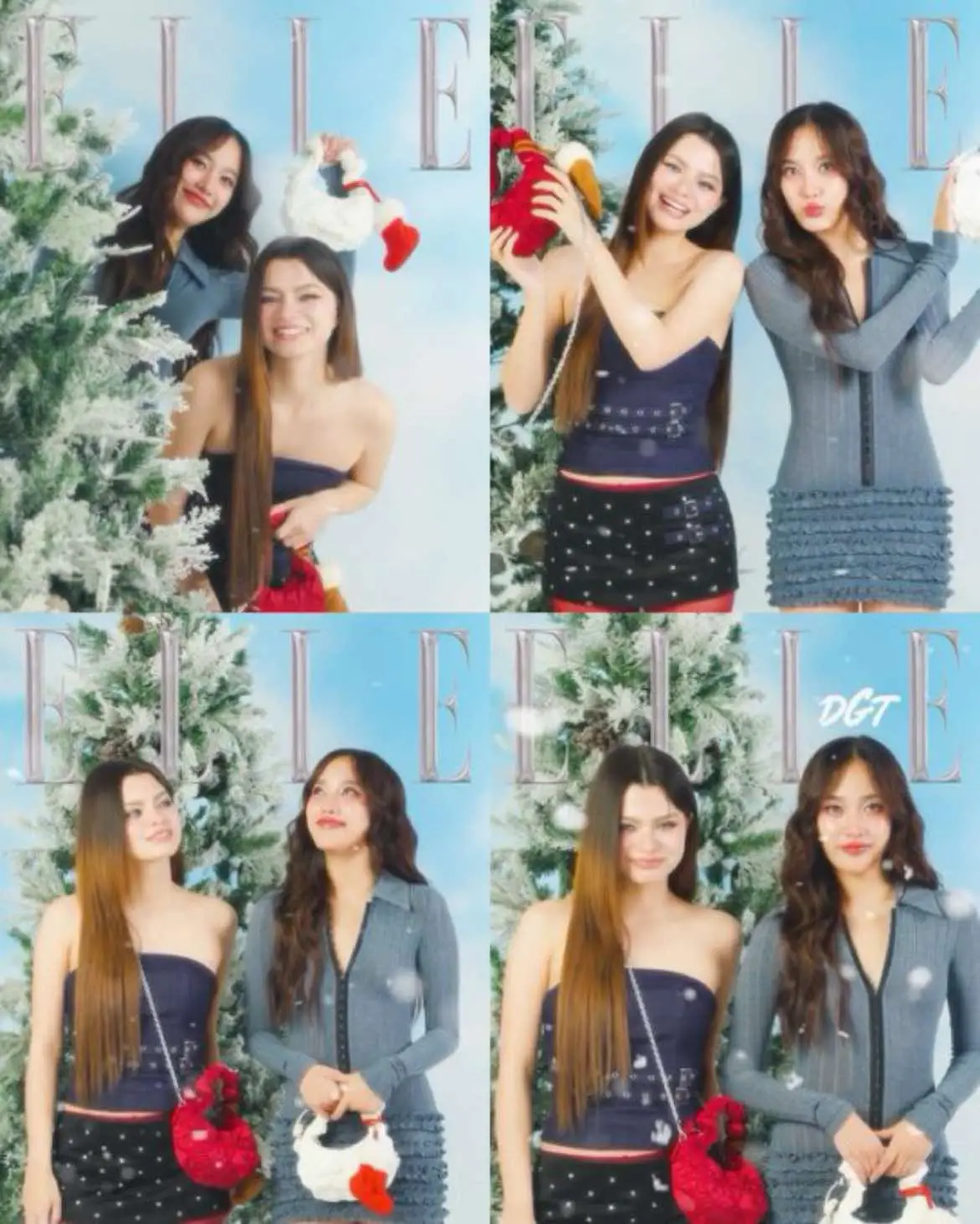 FreenBecky X Carlyn Thailand X ELLE Thailand  sweet christmas with FreenBecky & Carlyn Marry Bag ⛄️👩🏻‍🤝‍👩🏼🎊🎄❄️ #freenbecky #freensarocha #beckyarmstrong #ฟรีนสโรชา #เบ็คกี้รีเบคก้า #ขึ้นฟีด #fypシ