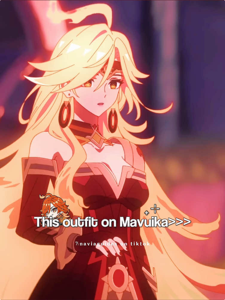 She looks so good with this outfit 😭 hope it becomes a skin in the future 🙏 - #GenshinImpact #hoyocreators #mavuika #genshintrailer #fyp mavuika animated short 