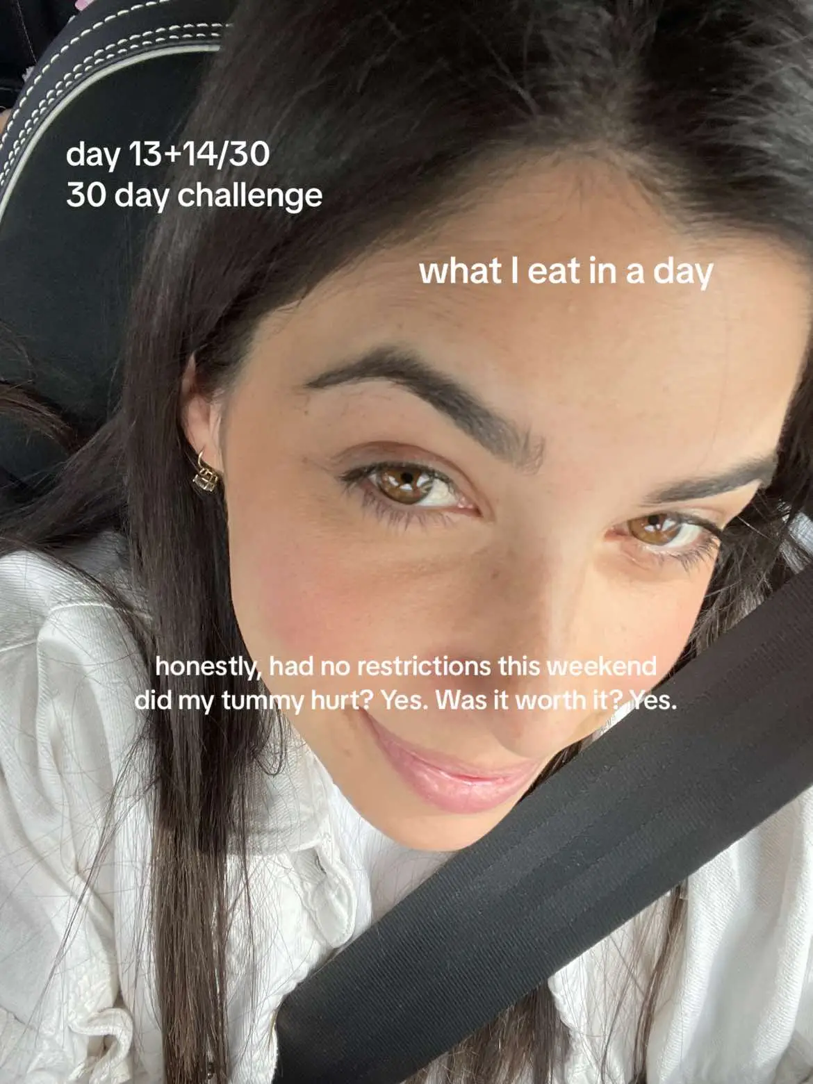 30 day challenge of posting what i eat in a day. Realistic? Getting back on track tomorrow, thats for sure. Posting these make me realize how strict i am and then slowly fall off the wagon… oops. #fyp #30daychallenge #whatieatianday #food #intentionaleating 