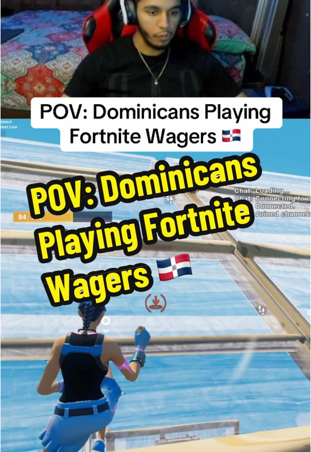 POV: Dominicans Playing Fortnite Wagers 🇩🇴 #viral #fyp #ezzynyc #streamer #twitch #clips #trending #nyc #newyork #ny #dominican #fortnite #gaming 