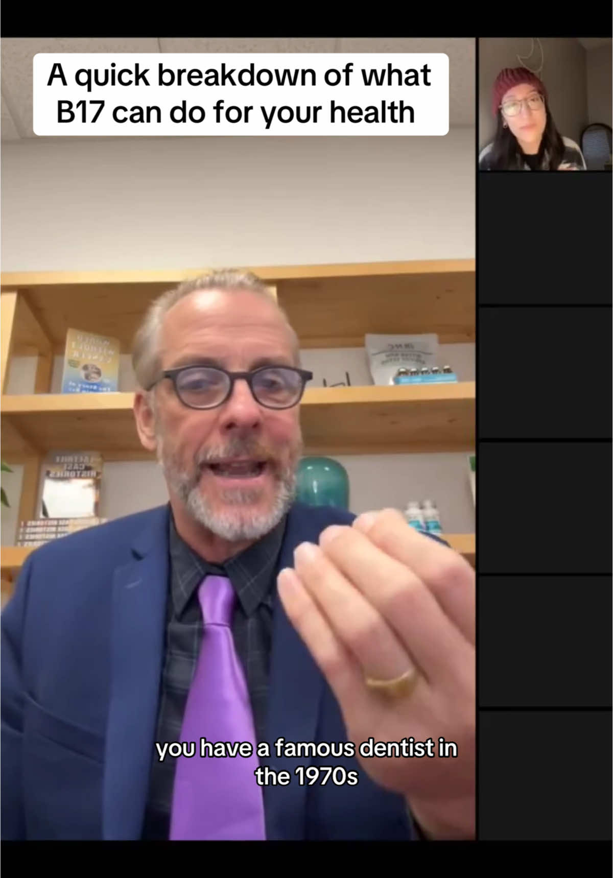 Our CEO made his first appearance on our page to talk about Apricot Seeds! Follow @Richardson Nutritional Center for more lives. #b17 #apricotseeds #wellnesstok 