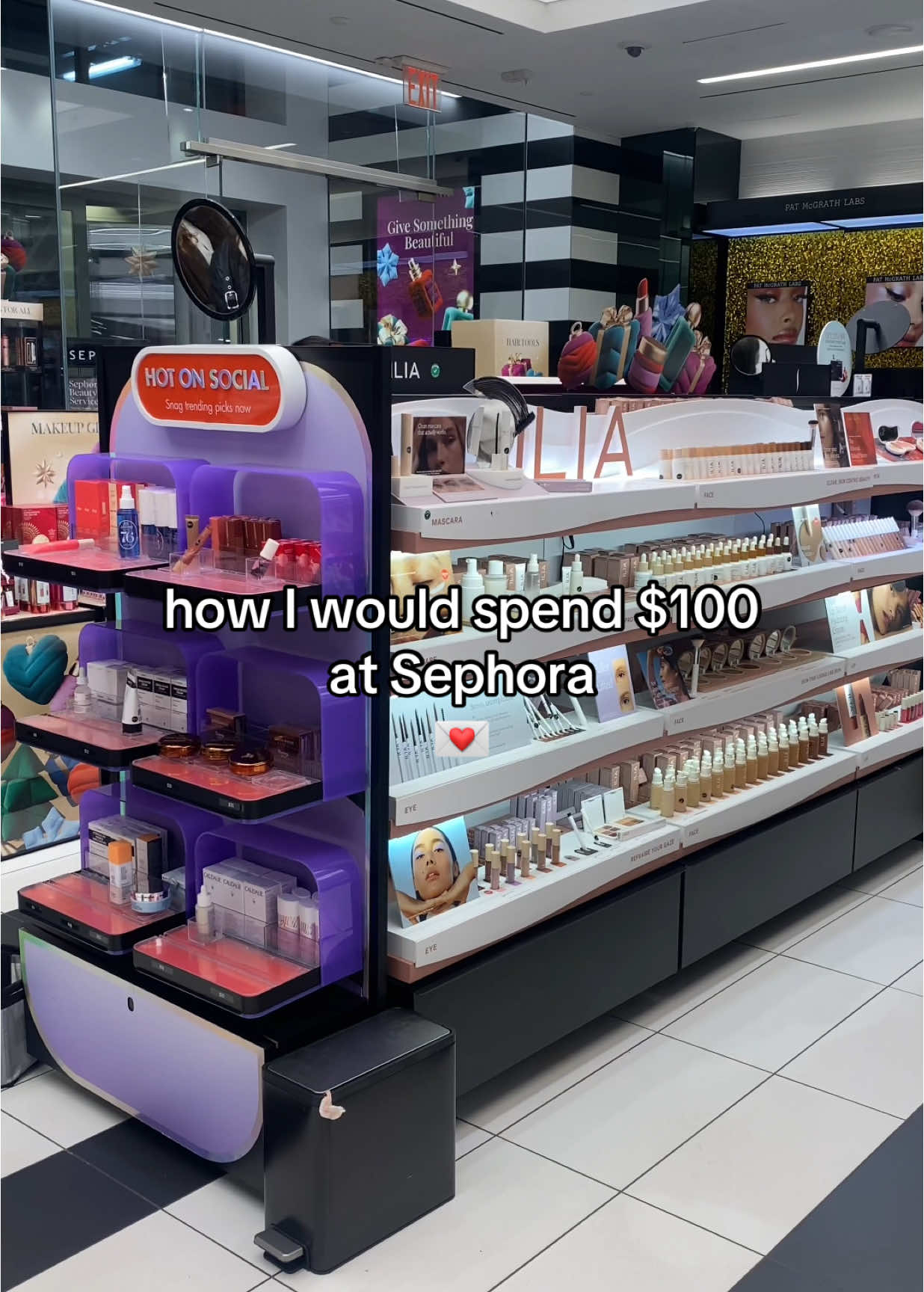 What to buy at Sephora with a $100 budget 🤍 #sephorahaul #sephoramusthaves #sephoraconcealers #sephora #viralmakeup #beautyhaul #viralbeauty #shopping 