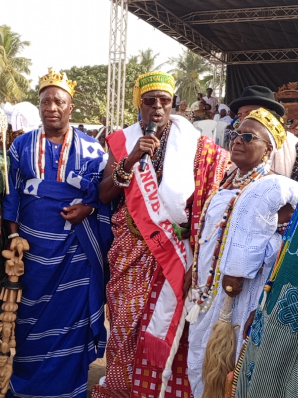 @TORGBUI HONU PROFESSOR  ORDAINED AT AGBAFRICK CULTURAL FESTIVAL  FULL VIDEOS ON OUR YOUTUBE CHANNEL  #ghanatourism #AGBOZUME #ghanatiktok🇬🇭 #dekornutv #togotiktok228🇹🇬 #ewetiktokers #benin🇧🇯 #benintiktok🇧🇯 #HORGBATO #CapCut 