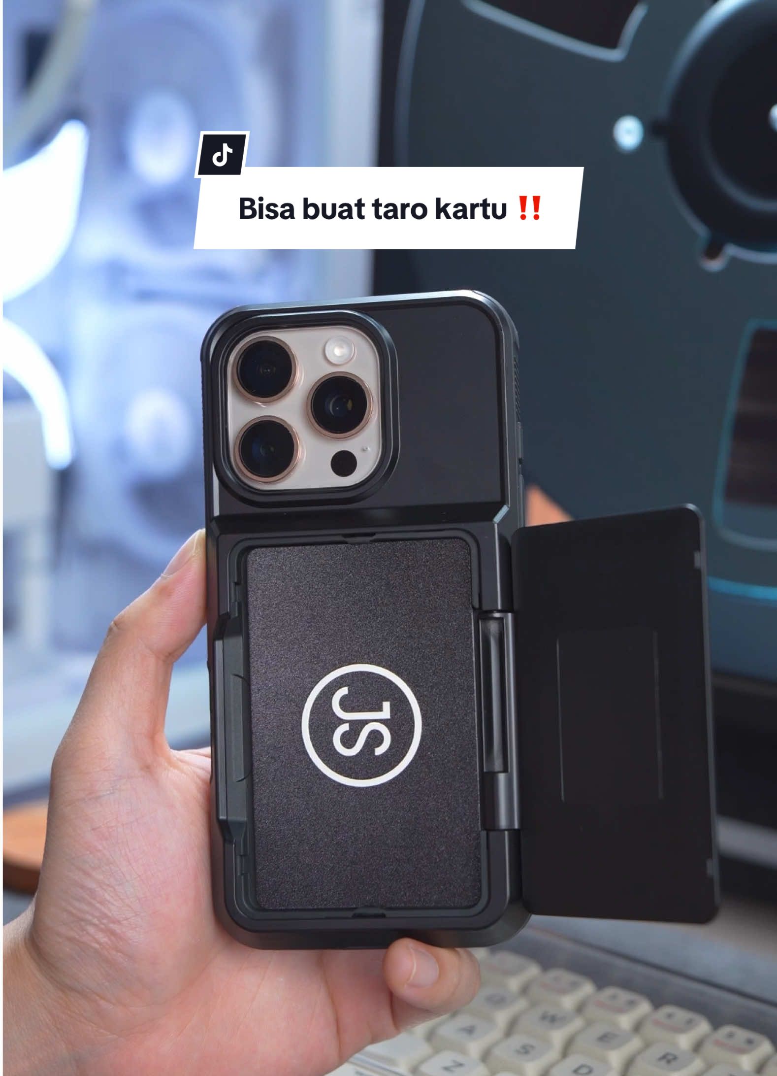 Case bisa buat taro kartu ‼️ Cocok nih buat kalian yg males bawa dompet kalo cuma pergi sebentar. #caseiphone