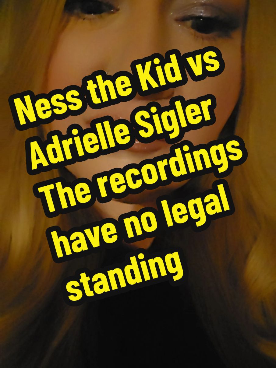 Ness the Kid released small clips of phones calls with Adrielle Sigler, but unfortunately they hold no legal standing #adriellesigler #badmomsoftiktok #nessthekid 