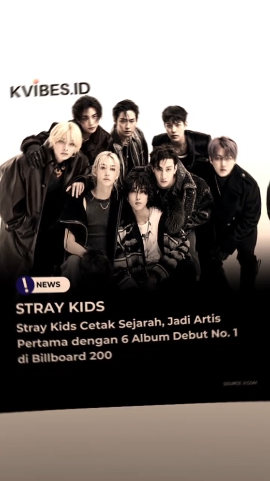 Yang pertama dan satu satunya#straykids #4thgenleaders #Billboard200#fypシ゚viral #lewatberandafyp #4u #