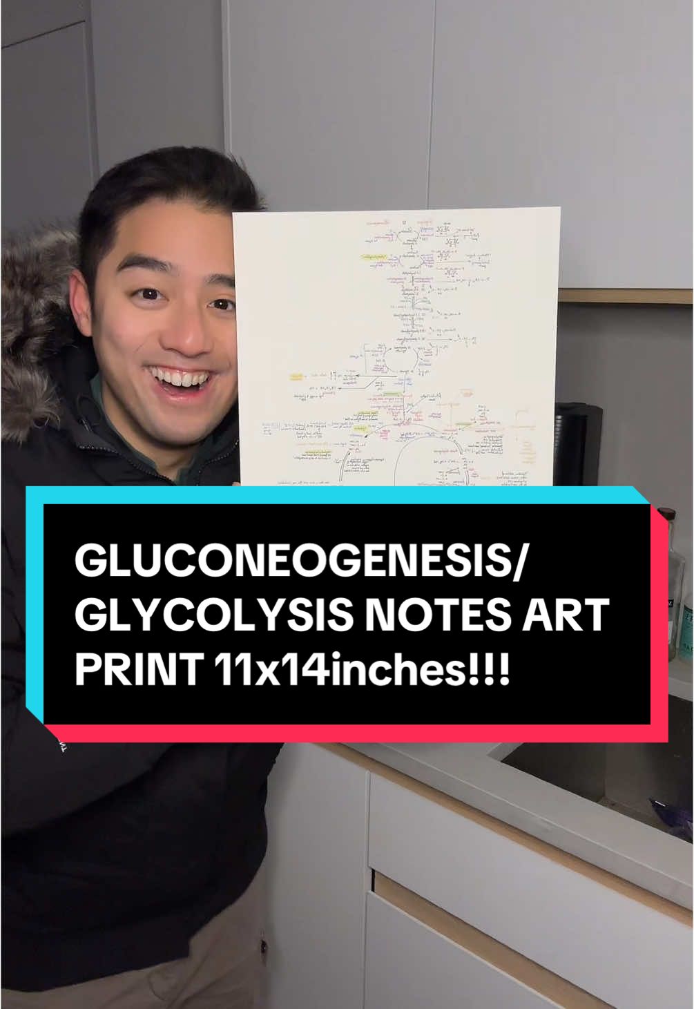 wish I had did art print back in college 😭 wouldve been the perfect gift right before my finals 🧬🔬🖼️🖼️ #artprint #biochemistry #biology #chemistry #gluconeogenesis #science #notes #college #premed #predental #prenursing #nurse #doctor #dentist #opto #optometry #pharmacy #biochem #biochemistrymajor #biochemist 