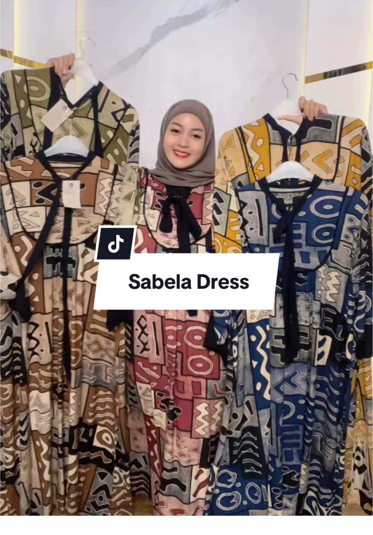 Sabella Dress bahan rayon premium , adem banget, cocok buat kemana ajaa🥰 #dressviral #gamismurah #rifinastore #foryou   