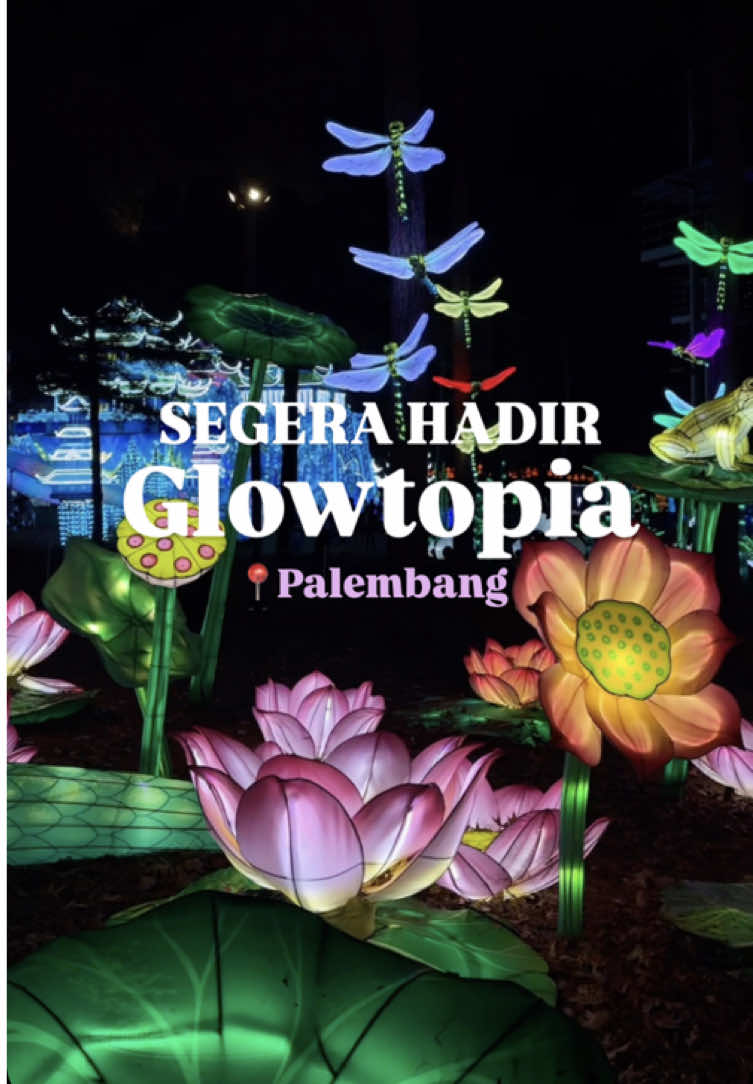 Bersiaplah untuk merasakan magisnya cahaya di tengah Kota Palembang!💫🎆 ——SEGERA HADIR ✨GLOWPTOPIA LIGHTING FESTIVAL✨ follow @funderlandindonesia @palembangicon untuk info selanjutnya. 📍Palembang Icon Mall Jl. POM IX, Lorok Pakjo, Kec. Ilir Bar. I, Kota Palembang, Sumatera Selatan 30137 #palembang #palembangcity #sumsel #palembangviral #funderlandindonesia #palembangicon #palembangfyp #festivalcahaya #lightingfestival #glowinthedark #infosumsel #fyp #palembangtiktok 