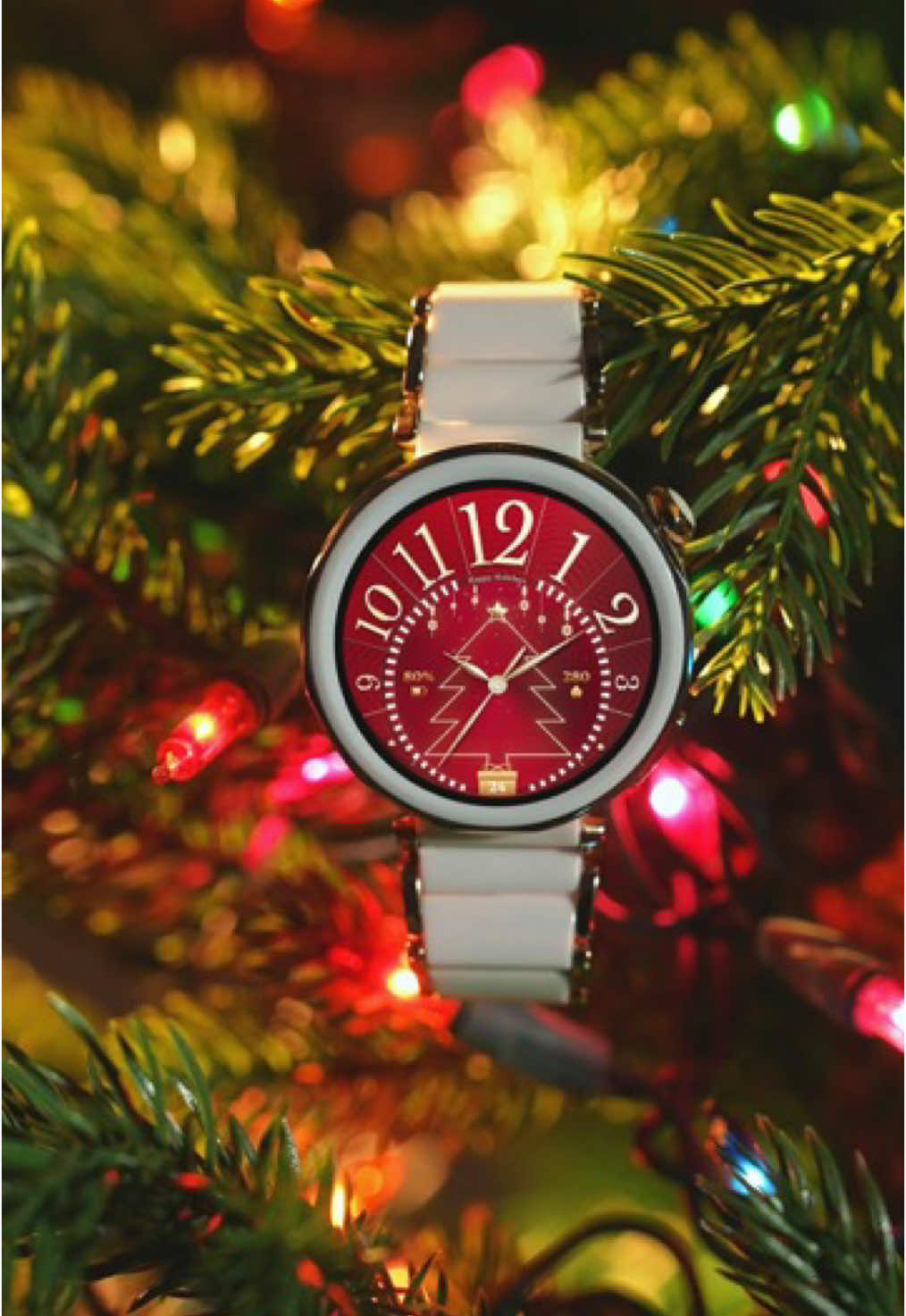 Get in the holiday spirit, with #HUAWEIWatchGT5 Pro.🎄✨ #christmas #merrychristmas