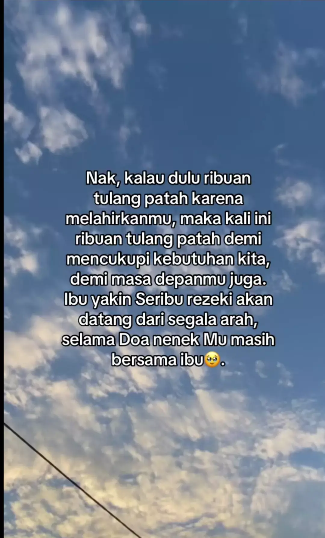 doakan ibumu ini nak#kudukuat #trend #fypシ゚viral #xyzbca #katakata #newtaipeicity #fypシ #tkwtaiwan #quotes #kandas #storytime #ldr #storytime #pejuangnt #videoxfoto #trendingtiktok #templet #slowrespon #independent #beranda #formosataiwan #singlemom @Han_&&NA( Z ) @Xyzaaa?.. @zalfa 