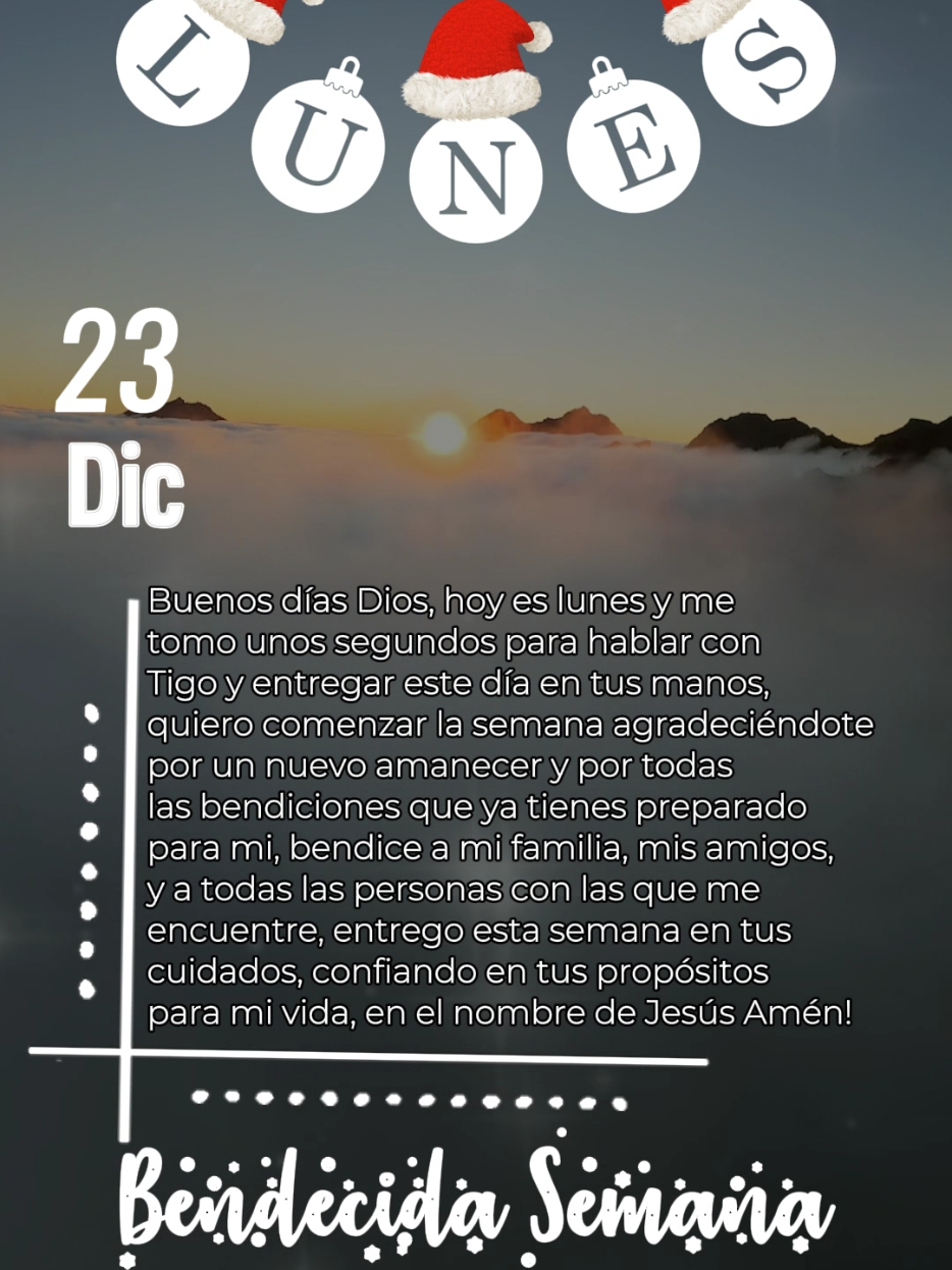 Buenos días Dios, hoy es lunes, una nueva semana que comienza gracias por tus bendiciones #CapCutMotivacional  #CapCut #graciasdios #graciasportusbendiciones #diostebendiga #bendecidodia🙏🙏🙏🌞♥️ #oraciondehoy #oraciondelamañana #reflexion #reflexionescristianas #frasescristianas #oraciones #nuevocomienzo #nuevodia #iniciodesemana #elamordedios 