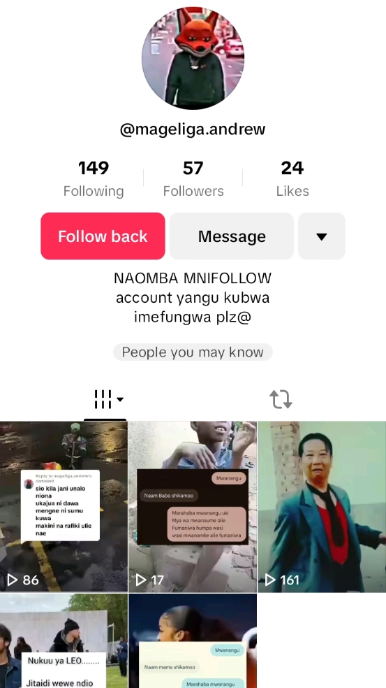 NAOMBA TU FOLLOW HII ACCOUNT @Mageliga_andrew🇨🇭 #ᵖᵒʳᵗᵉʳ💫 #fypシ゚viral #foryou #fyppppppppppppppppppppppp #portertreding #portertikt 