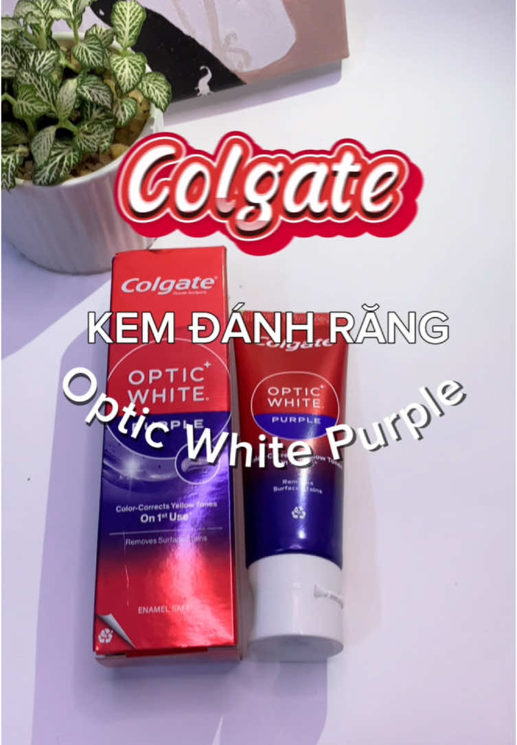 Kem đánh răng Colgate Optic White Purple #colgate #kemdanhrangcolgate #opticwhitepurple #kemdanhrang #xuhuong #xuhuongtiktok #viral 