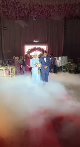 Wedding enterence with smoke machine give a vibe of your wedding day.@Monet Garden by Diva #fyppppppppppppppppppppppp #fyp #fypage #eventvibes #openday 