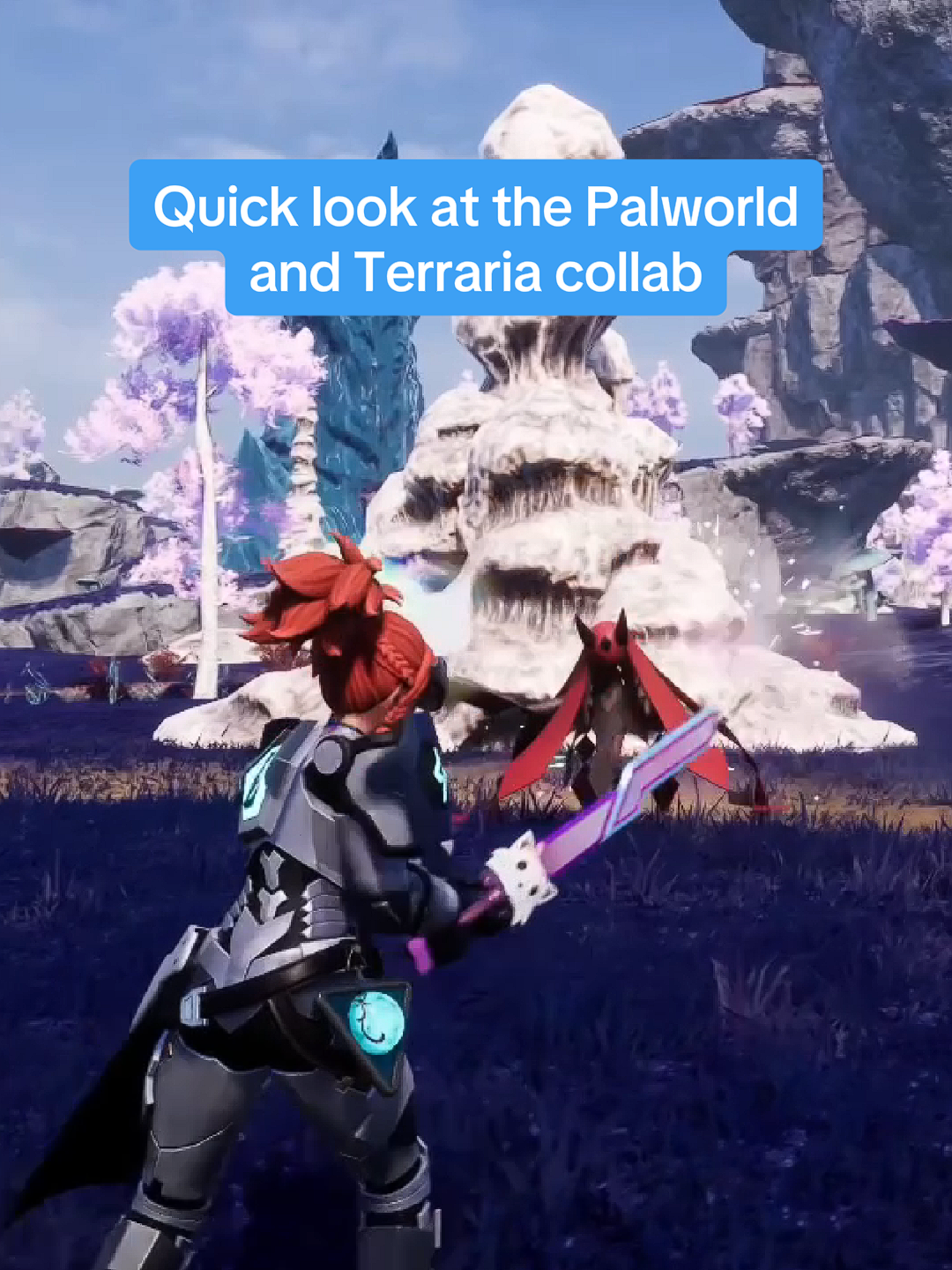 The new Meowmere Sword is now available for players in Palworld as part of the December update, with a full Terraria collaboration due in 2025. #palworld #gaming #terraria #collab #gameplay