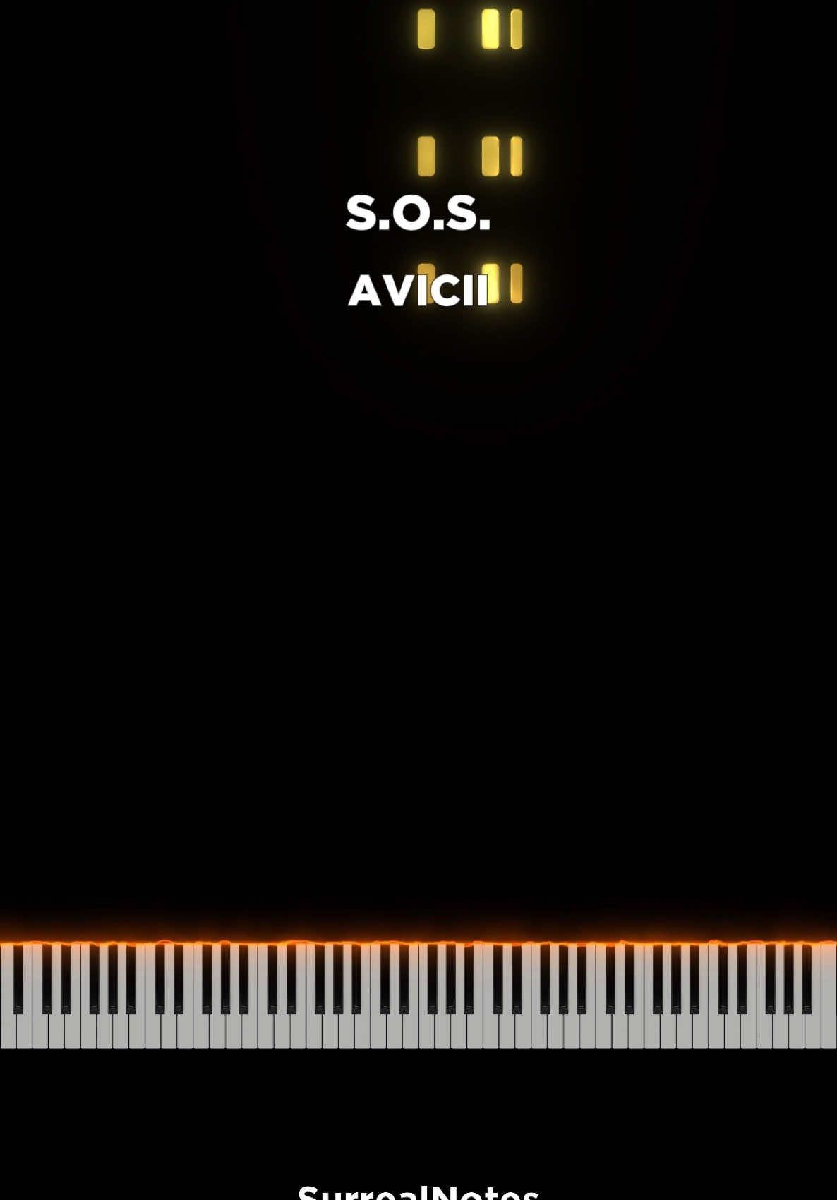 🟡 S.O.S. - Avicii #piano #pianotutorial #pianomusic #pianocover #sos #avicii 