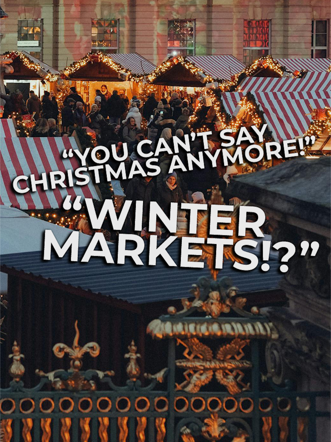 'The stall traders here have been told they can't say Christmas.' GB News' Ben Leo asks members of the public about the removal of the word 'Christmas' as winter markets take the place of Christmas markets. #Britain #British #Brits #Worldnews #UKnews #News #UK #Benleo #Christmas #ChrismasMarkets #December #WinterMarkets #Season #GBnews